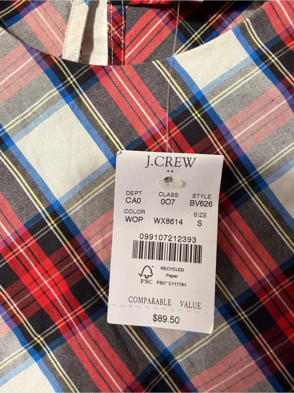 J. Crew cotton blouse